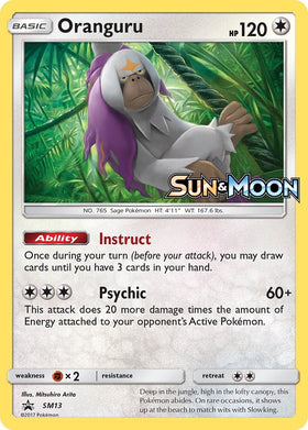 Oranguru (Sun & Moon Stamped)