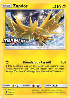 Zapdos (Team Up Stamped)