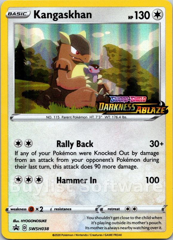 Kangaskhan (Sword & Shield Promo Cards Stamped)