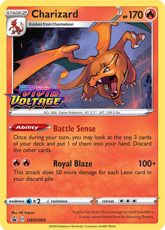Charizard (Sword & Shield Promo Cards Stamped)