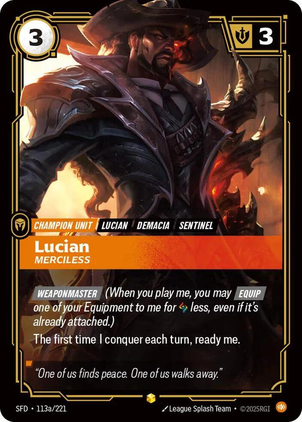 Lucian - Merciless (Alternate Art)