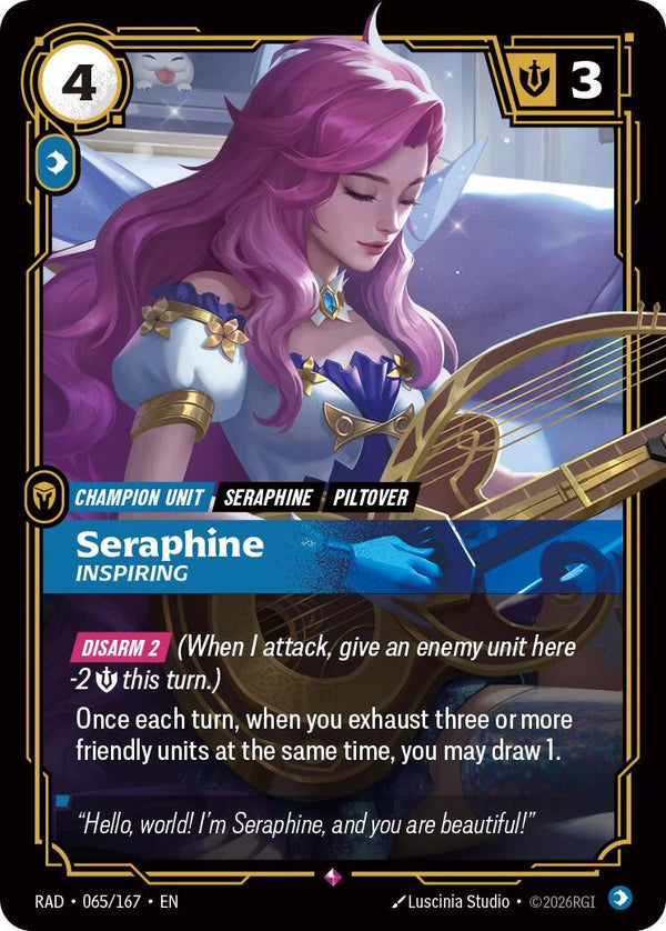 eebe737b-a951-4b86-a533-893fb34272ce | rb-065-167-f-radi-rar-nm | Seraphine, Inspiring