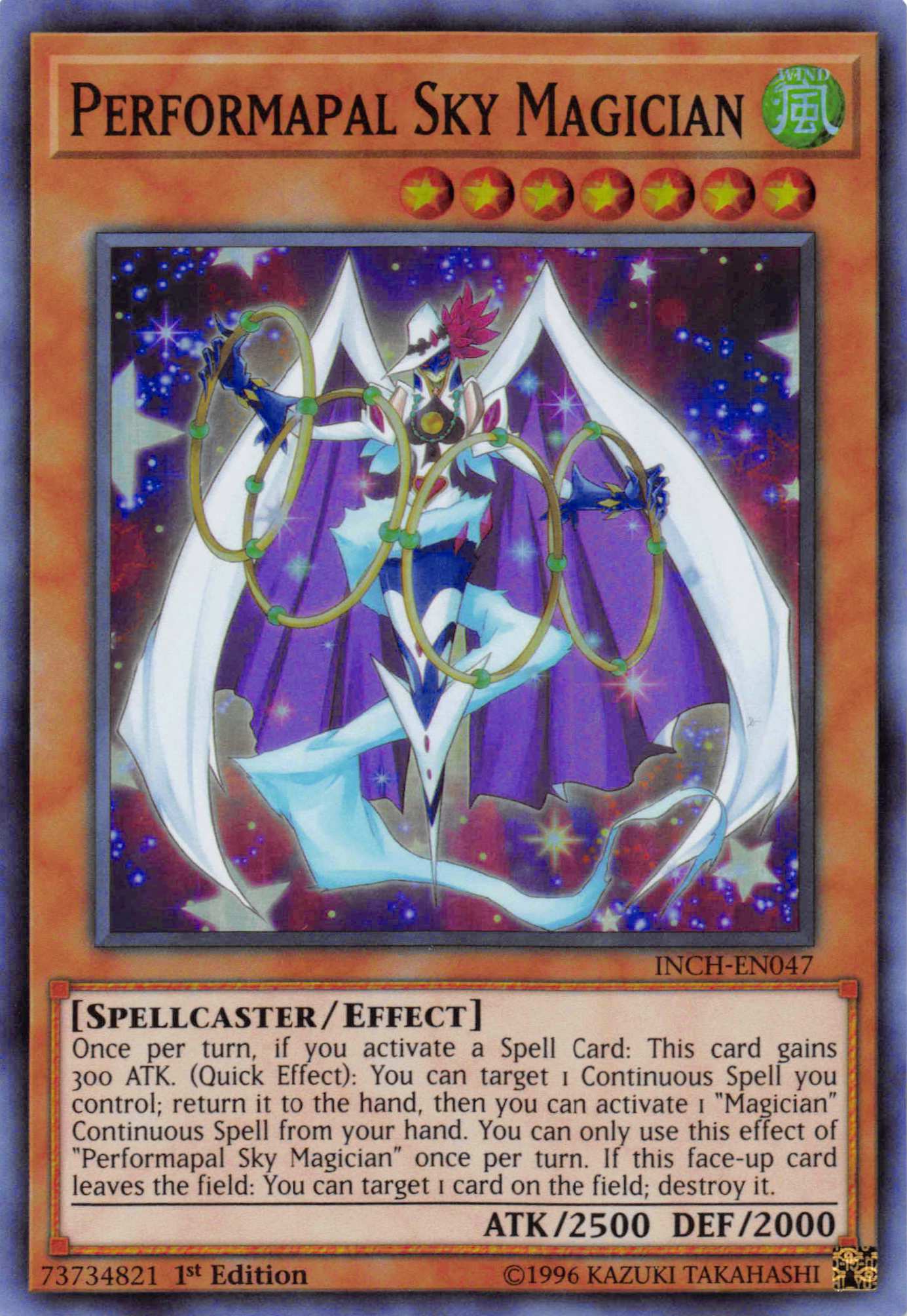 Performapal Sky Magician [INCH-EN047] Super Rare