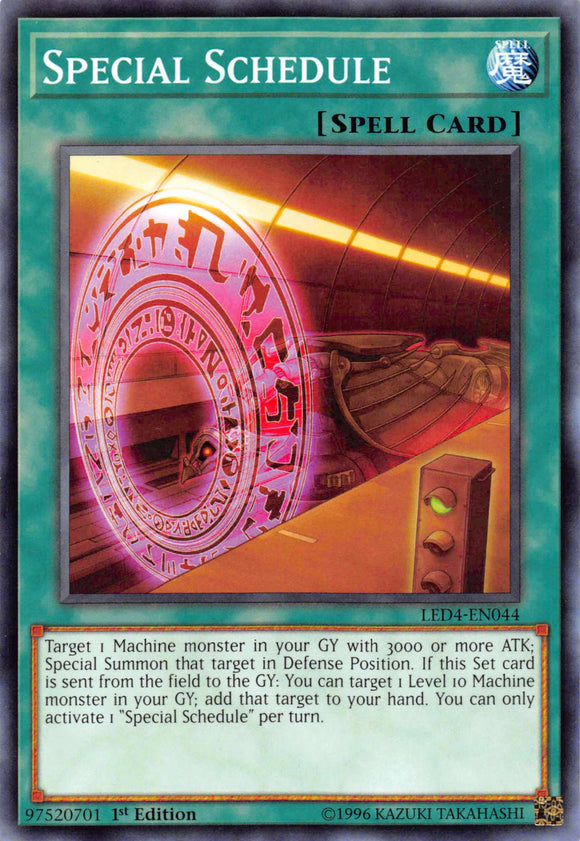 Special Schedule [LED4-EN044] Common