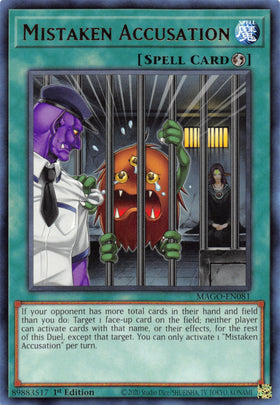 Mistaken Accusation [MAGO-EN081] Rare