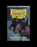 Dragon Shield: 100ct Black Matte Outer Sleeves (Standard Size)-1