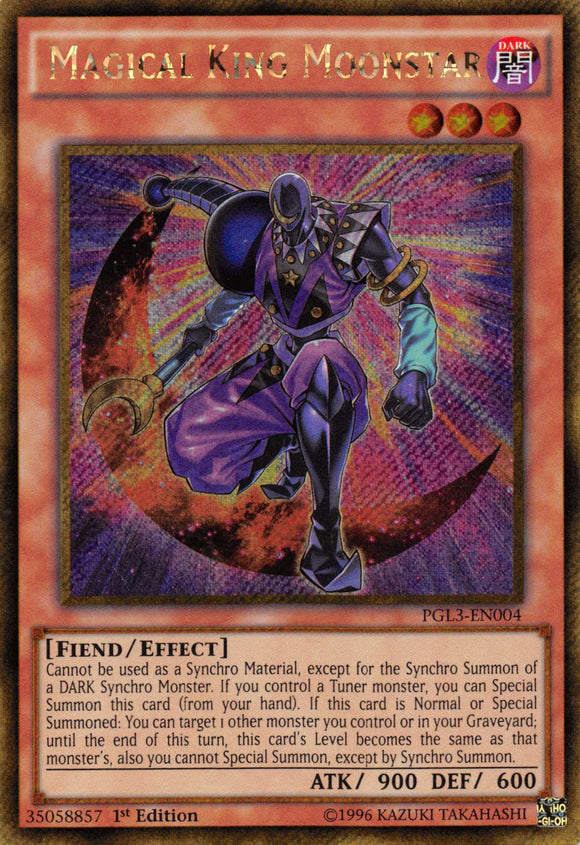 Magical King Moonstar [PGL3-EN004] Gold Secret Rare