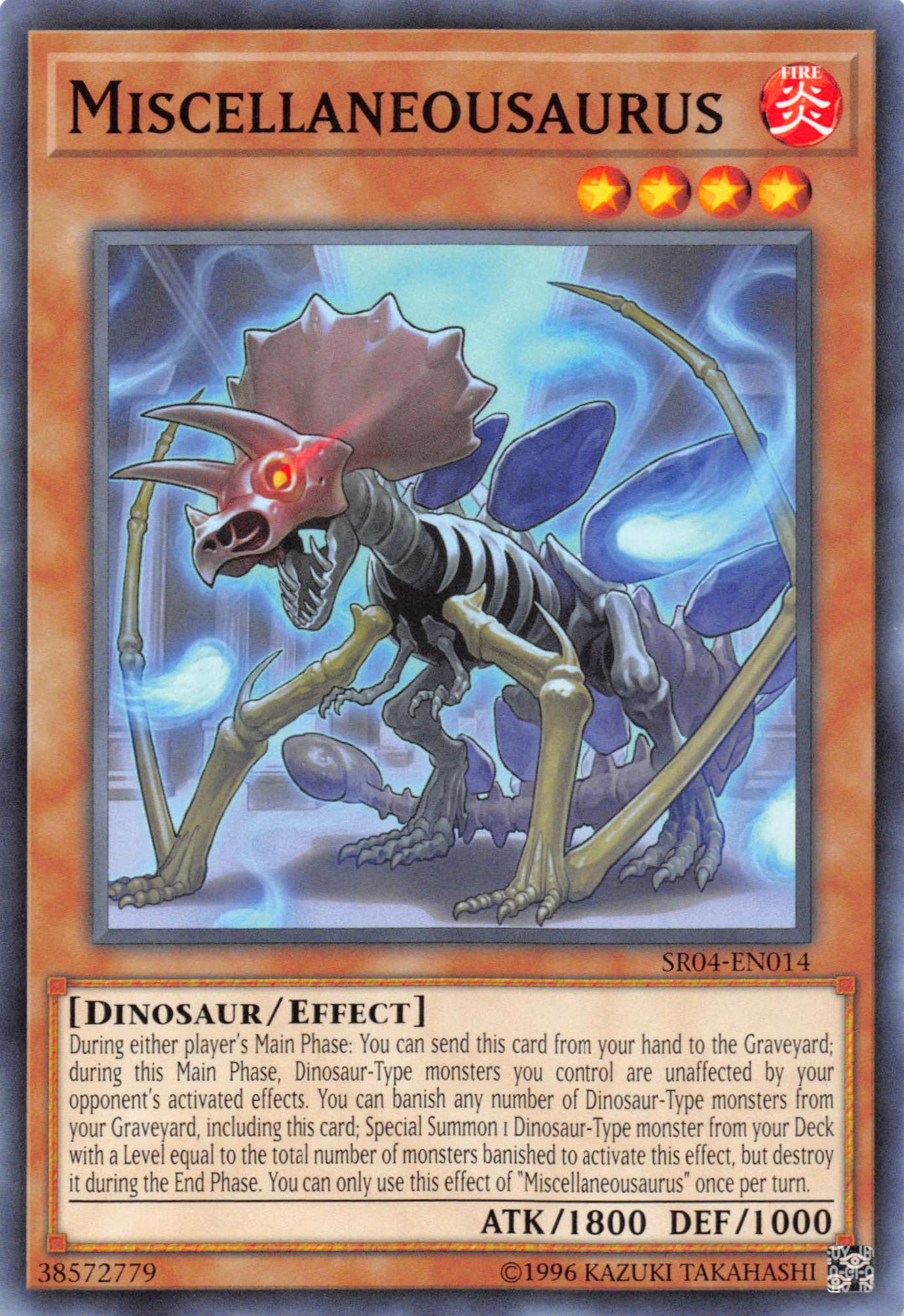 Miscellaneousaurus [SR04-EN014] - Structure Deck: Dinosmasher's Fury Unlimited