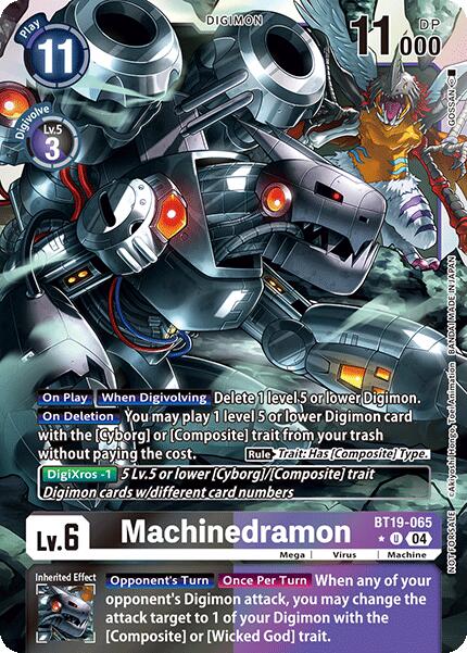 Machinedramon (Release Special Booster 2.0: Box Promotion Pack) [BT19-065-U] [Release Special Booster 2.0] Foil