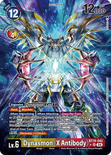 Dynasmon (X Antibody) (Alternate Art) [BT19-042-SR] [Release Special Booster 2.0] Foil