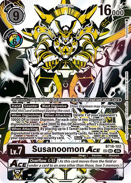 Susanoomon ACE (Textured) [BT18-102-SEC] [Release Special Booster 2.0] Foil