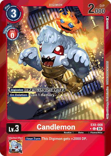 Candlemon (Limited Foil) [EX8-008-C] [Chain of Liberation] Foil
