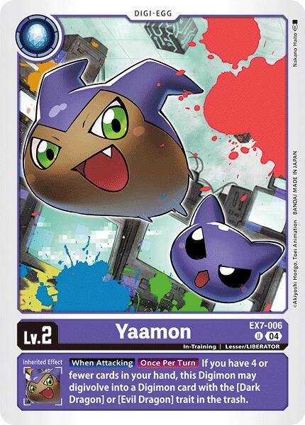 Yaamon [EX7-006-U] [Digimon LIBERATOR] Normal