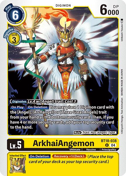 ArkhaiAngemon [BT18-038-U] [Release Special Booster 2.0] Normal