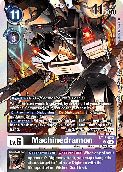 Machinedramon - BT18-073 [BT18-073-R] [Release Special Booster 2.0] Foil