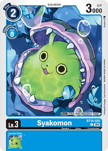 Syakomon [BT18-020-C] [Release Special Booster 2.0] Normal