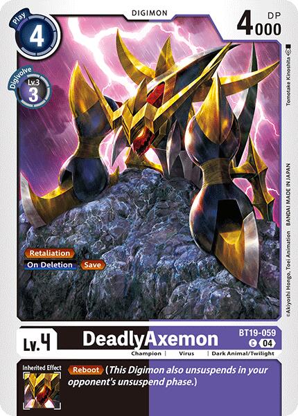 DeadlyAxemon [BT19-059-C] [Release Special Booster 2.0] Normal