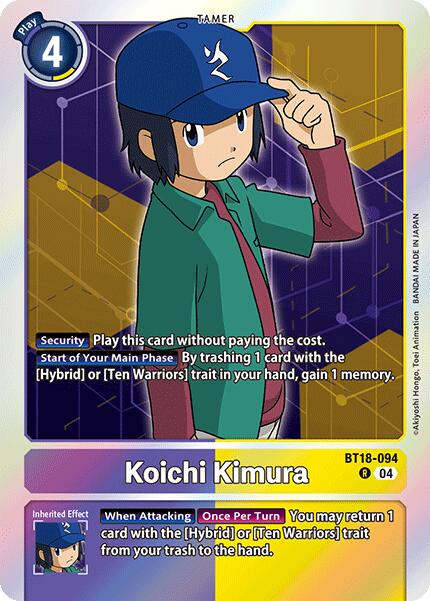 Koichi Kimura [BT18-094-R] [Release Special Booster 2.0] Foil