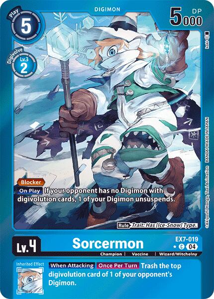 Sorcermon (Foil) [EX7-019-C] [Digimon LIBERATOR] Foil