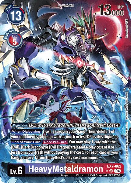 HeavyMetaldramon (Alternate Art) [EX7-062-SR] [Digimon LIBERATOR] Foil