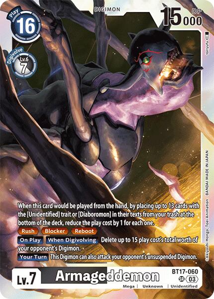 Armageddemon [BT17-060-SR] [Secret Crisis] Foil