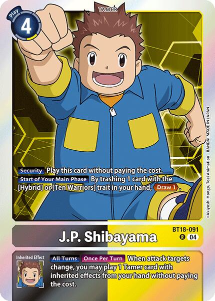 J.P. Shibayama [BT18-091-R] [Release Special Booster 2.0] Foil