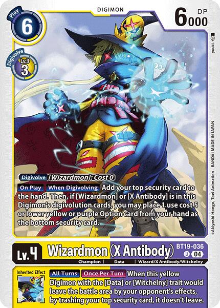 Wizardmon (X Antibody) [BT19-036-U] [Release Special Booster 2.0] Normal