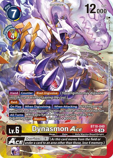 Dynasmon ACE (Alternate Art) [BT18-040-SR] [Release Special Booster 2.0] Foil
