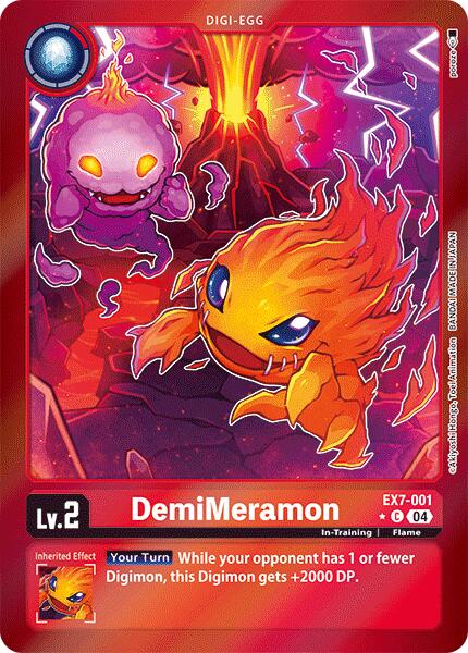 DemiMeramon (Foil) [EX7-001-C] [Digimon LIBERATOR] Foil