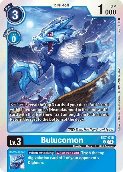 Bulucomon [EX7-016-R] [Digimon LIBERATOR] Foil