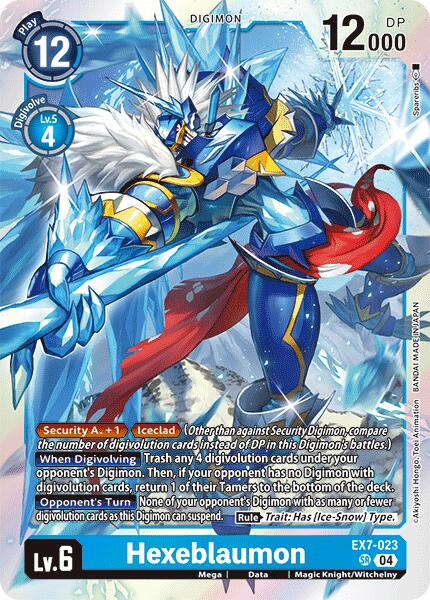 Hexeblaumon [EX7-023-SR] [Digimon LIBERATOR] Foil