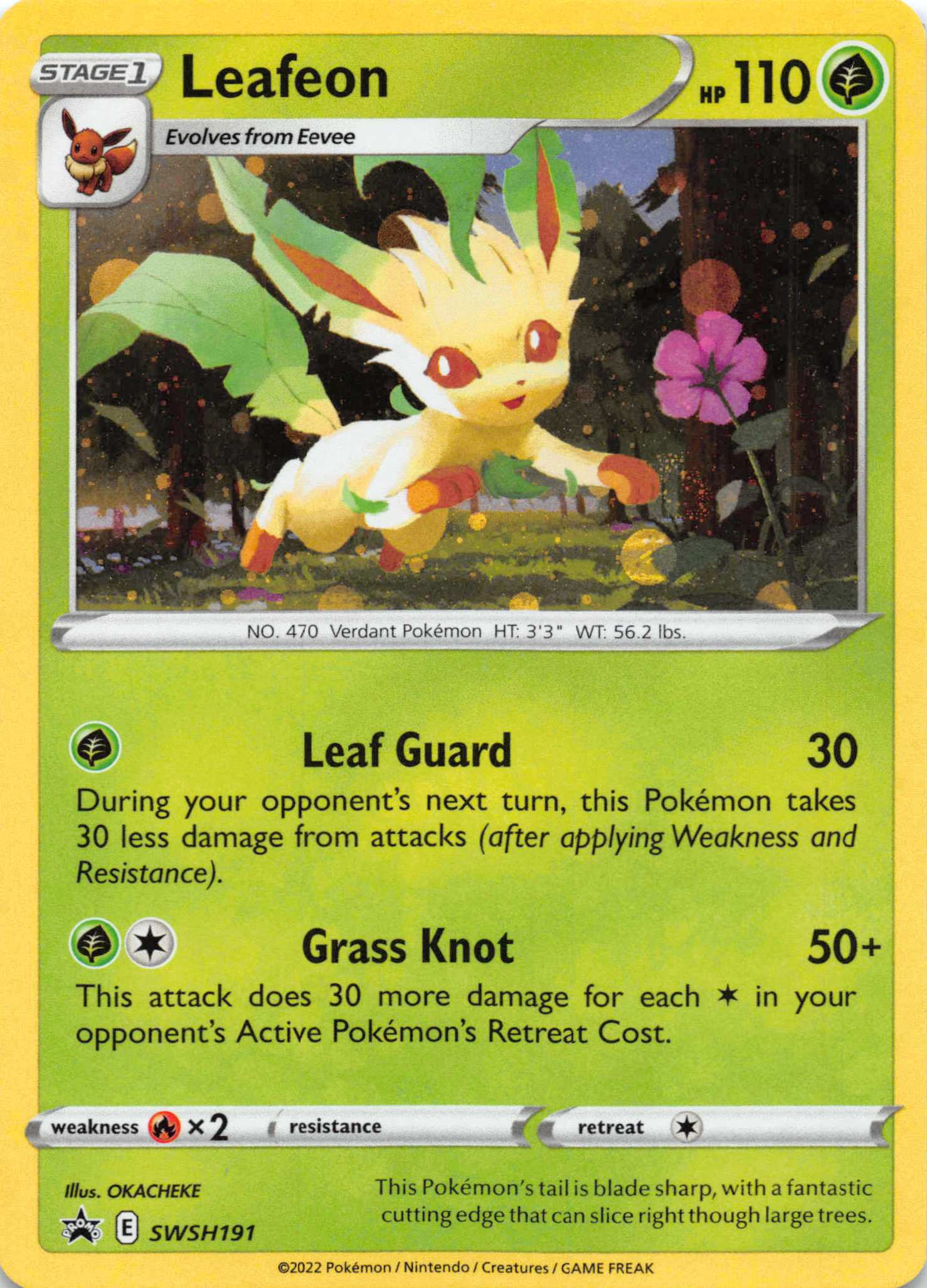 Leafeon (SWSH191) [Sword & Shield: Black Star Promos]