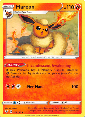 Flareon [026/185] [SWSH04: Vivid Voltage]