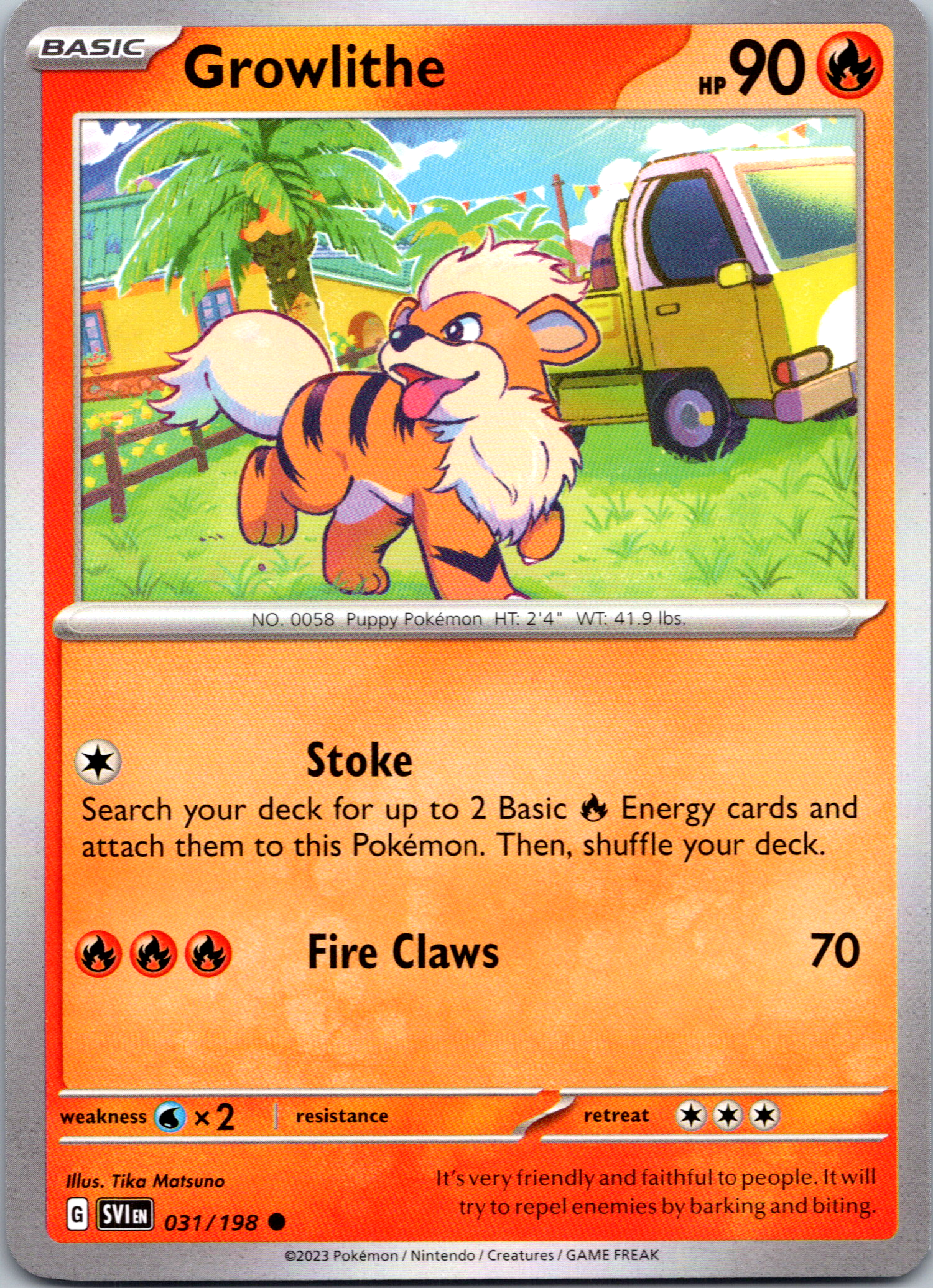 Growlithe (031/198) [Scarlet & Violet: Base Set]