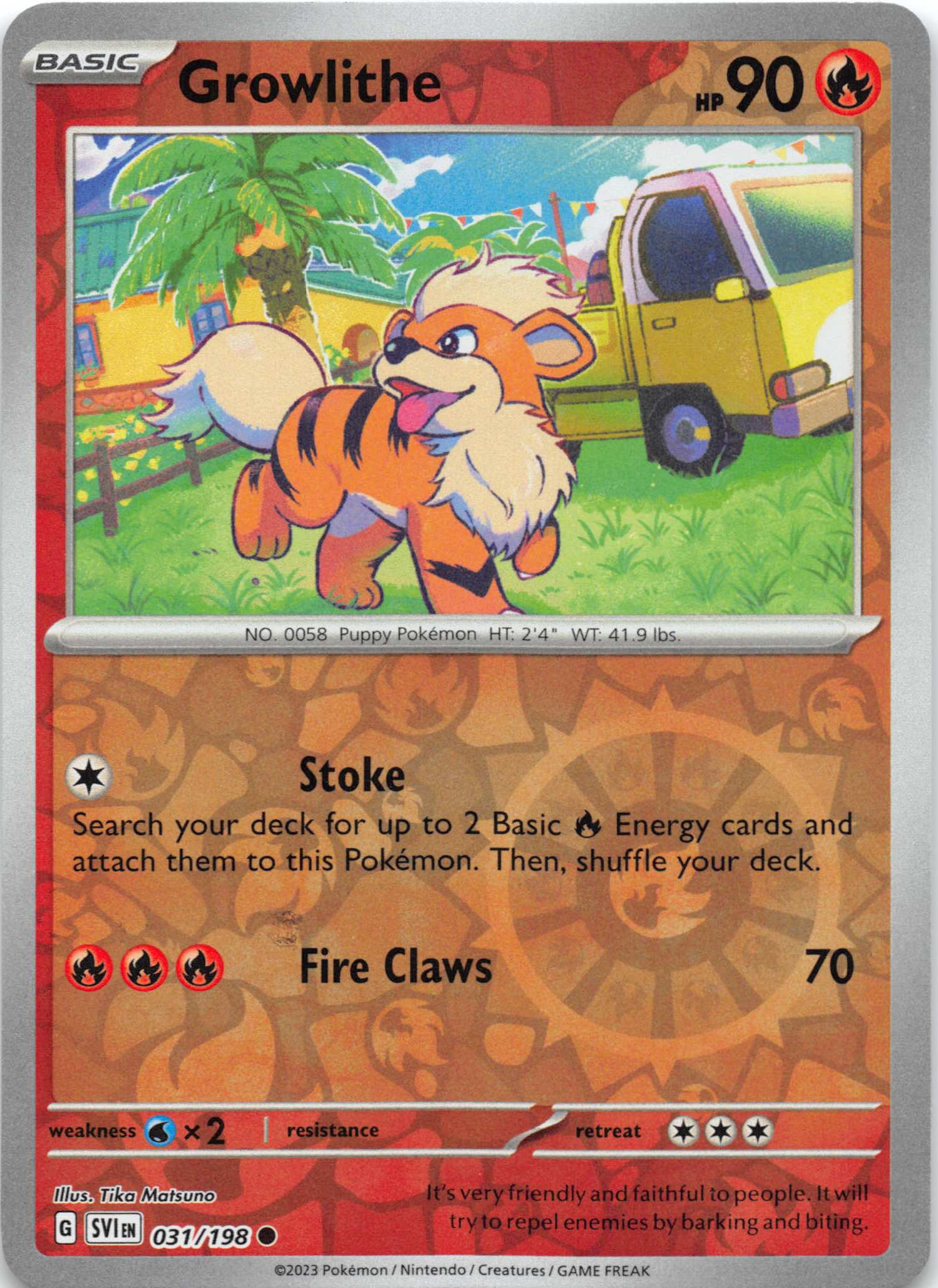 Growlithe (031/198) [Scarlet & Violet: Base Set]