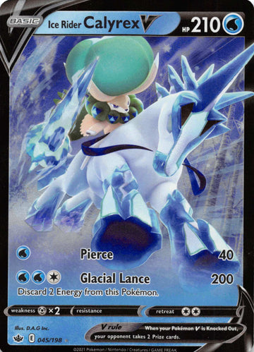 Ice Rider Calyrex V (045/198) [Sword & Shield: Chilling Reign]