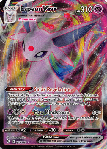 Espeon VMAX (065/203) [Sword & Shield: Evolving Skies] - Duel Kingdom