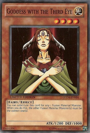Goddess with the Third Eye [GLD4-EN004] Common - Duel Kingdom