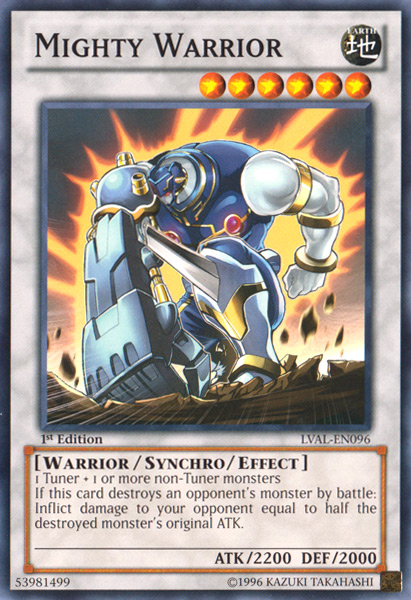 Mighty Warrior [LVAL-EN096] Common - Duel Kingdom