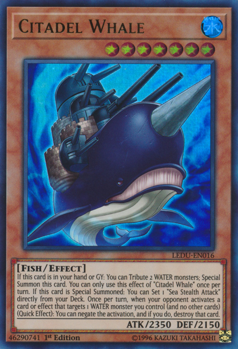 Citadel Whale [LEDU-EN016] Ultra Rare - Duel Kingdom
