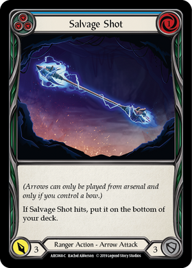 Salvage Shot (Blue) [ARC068-C] 1st Edition Normal - Duel Kingdom