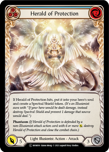 Herald of Protection (Blue) [U-MON016] Unlimited Normal - Duel Kingdom