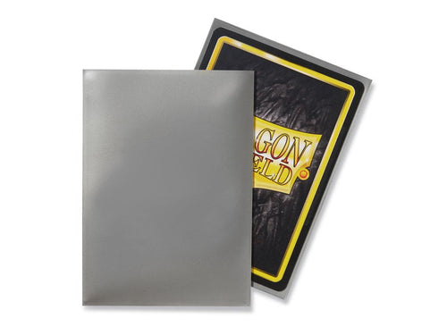 100ct Silver Dragon Shield Sleeves - Duel Kingdom