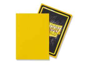 100ct Yellow Dragon Shield Matte Sleeves - Duel Kingdom