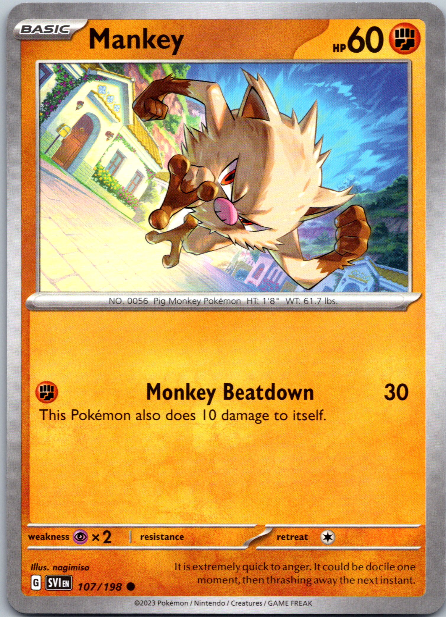 Mankey (107/198) [Scarlet & Violet: Base Set]