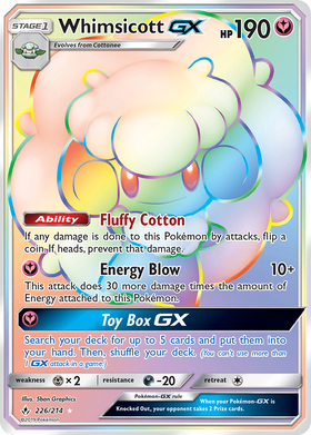 Whimsicott GX (226/214) [Sun & Moon: Unbroken Bonds] - Duel Kingdom