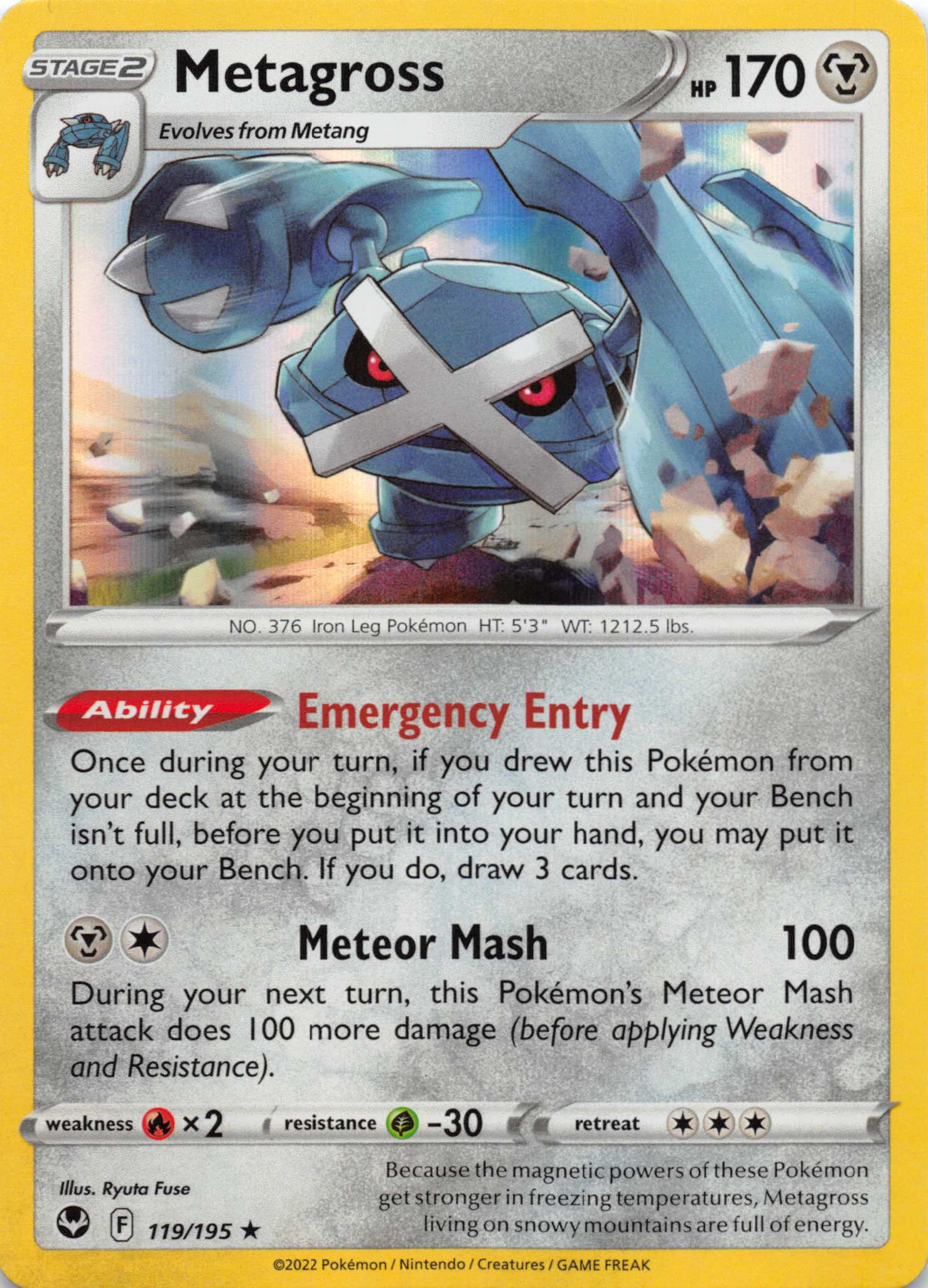 Metagross (119/195) [Sword & Shield: Silver Tempest]