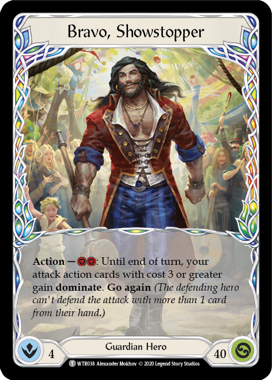 Bravo, Showstopper // Dawnblade [U-WTR038 // U-WTR115] Unlimited Normal - Duel Kingdom