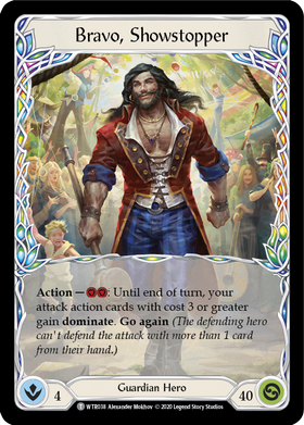 Bravo, Showstopper // Dawnblade [U-WTR038 // U-WTR115] Unlimited Normal - Duel Kingdom