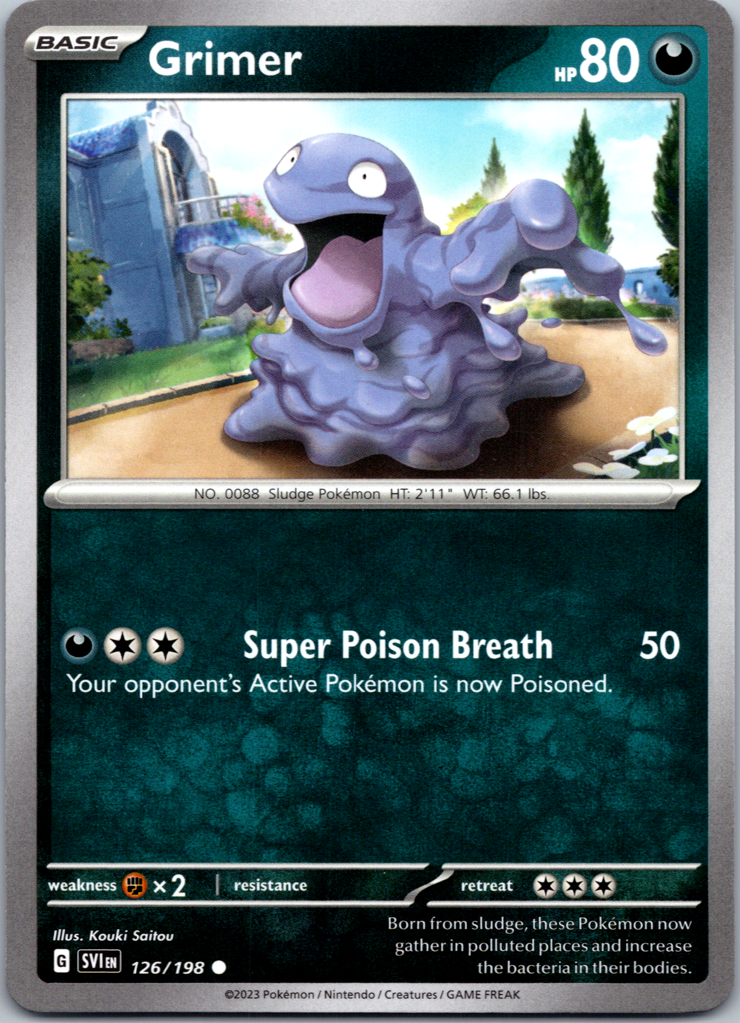 Grimer (126/198) [Scarlet & Violet: Base Set]